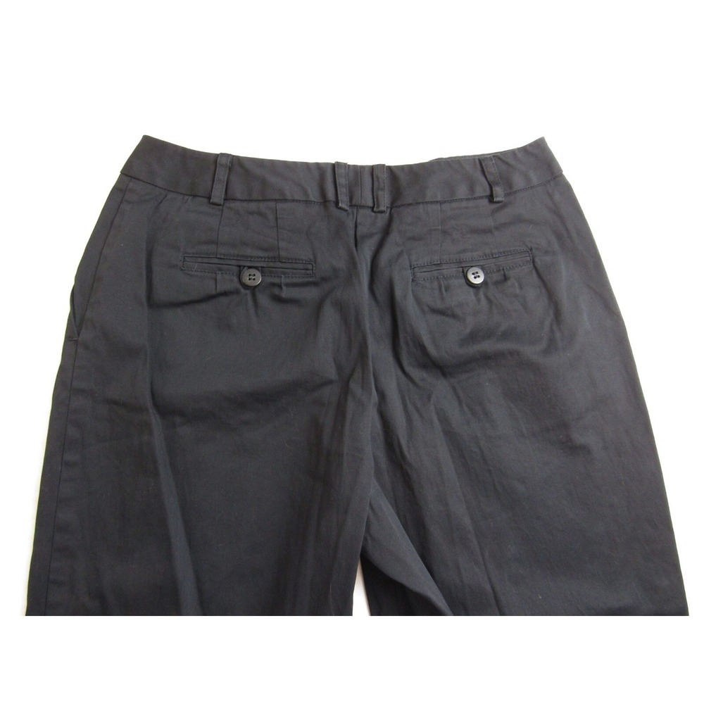 Talbots Petites Capri Black Stretch Chino Women's Size 6P